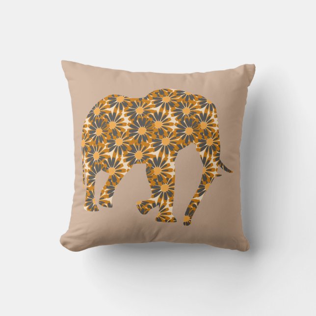 Daisy the Elephant American MoJo Pillow Kussen (Voorkant)
