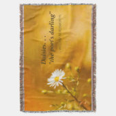 Daisy The Poets Darlin Deken (Voorkant Verticaal)