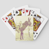 Daisy the saddle donkey pokerkaarten (Achterkant)