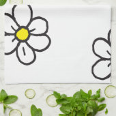 Daisy Theedoek (Gevouwen)