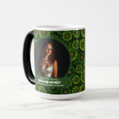 Daisy Thema Happy Birthday Boho Magische Mok (Voorkant links)