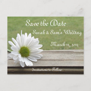 Daisy Theme Aankondigingskaart