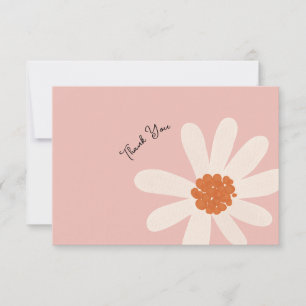 Daisy Theme Girl Birthday Bedankkaart