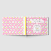 Daisy Theme Meisje's Baby shower Gastenboek Keepsa (Volledig)