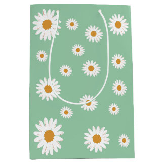Daisy Theme Party Baby shower Gift Bag Medium Cadeauzakje
