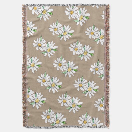 Daisy Throw Blanket Deken (Voorkant Verticaal)