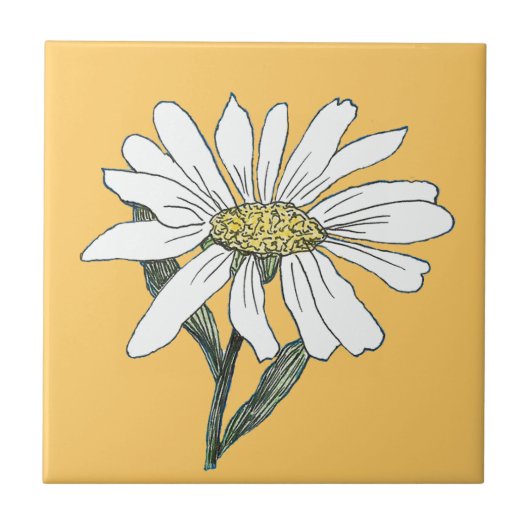 Daisy Tile Tegeltje (Voorkant)