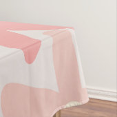 Daisy Time Cute Retro Floral Pattern Oranje Roze Tafelkleed (Voorbeeld)