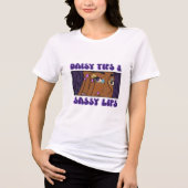 Daisy Tips & Sassy Lips Daisy Nail Tri-Blend Shirt (Voorkant)
