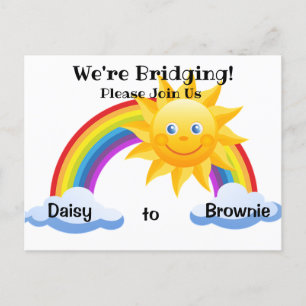 Daisy to Brownie Bridging Ceremony Briefkaart nodi