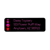 Daisy Topiary Etiket (Voorkant)