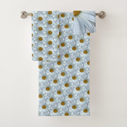 Daisy Towel Reeksen Aangepaste Daisy Flower Towell Bad Handdoek (Insitu)