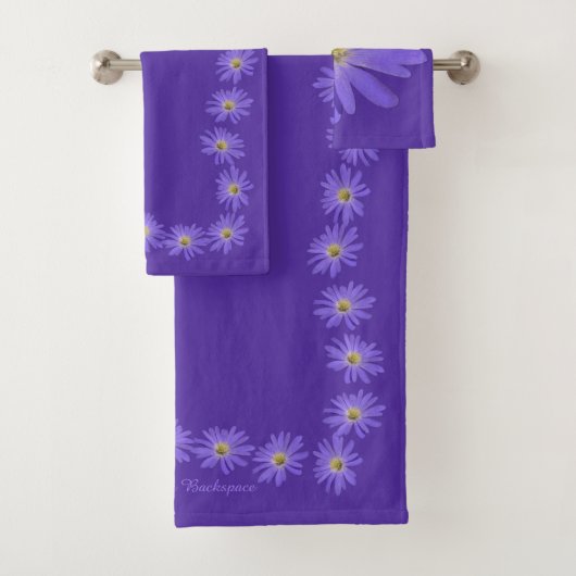 Daisy Towel Reeksen Aangepaste Daisy Flower Towell Bad Handdoek (Insitu)