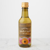 Daisy Trio Country Barn Trouw Wijnlabel Wijn Etiket (Voorkant)