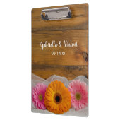 Daisy Trio Country Weddenschap Planning Klembord (Links)