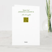 Daisy Trio Paaskaart Feestdagen Kaart (Achterkant)