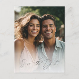 Daisy trouwfoto opslaan de datum briefkaart