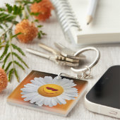 Daisy uit liefde sleutelhanger (Voorkant Rechts)
