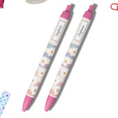 Daisy van het meisje zwarte inkt pen