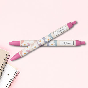 Daisy van het meisje zwarte inkt pen