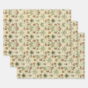 Daisy van William Morris,  Victoriaans bloemen Inpakpapier Vel