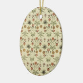 Daisy van William Morris,  Victoriaans bloemen Keramisch Ornament (Links)