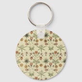 Daisy van William Morris,  Victoriaans bloemen Sleutelhanger (Voorkant)