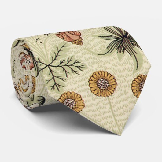 Daisy van William Morris, Victoriaans bloemen Stropdas (Opgerold)