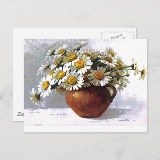  Daisy Vase Briefkaart (Voorkant / Achterkant)