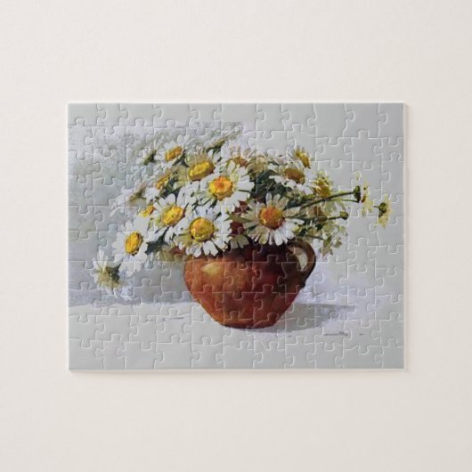  Daisy Vase Puzzle Legpuzzel (Horizontaal)