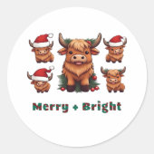 Daisy Vegan Classic T-shirt Ronde Sticker (Voorkant)