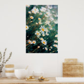 Daisy-veld Poster (Keuken)