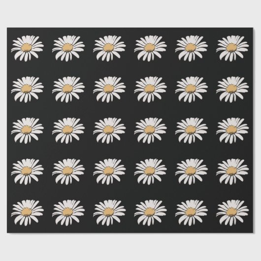 Daisy (ventilator) - Glanzend omslagpapier, 30 x 6 Cadeaupapier (Vlak)