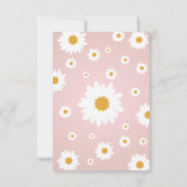 Daisy Verjaardag Dankjewel Kaart (Achterkant)