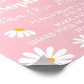 Daisy Verjaardag Tijdscapsule bord Poster (Hoek)