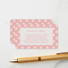 Daisy Verjaardagsboek Voor Baby Shower Feestje Informatiekaartje