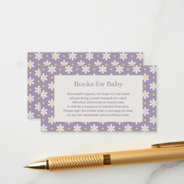Daisy Verjaardagsboek Voor Baby Shower Feestje Informatiekaartje
