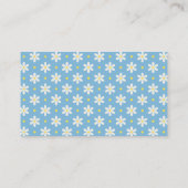 Daisy Verjaardagsboek Voor Baby Shower Feestje Informatiekaartje (Achterkant)