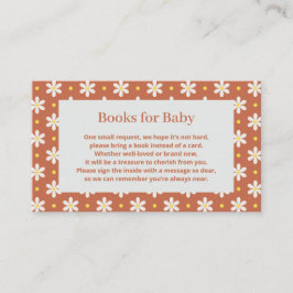 Daisy Verjaardagsboek Voor Baby Shower Feestje Informatiekaartje