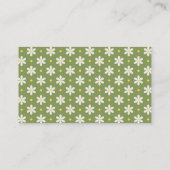 Daisy Verjaardagsboek Voor Baby Shower Informatiekaartje (Achterkant)