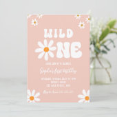 Daisy verjaardagsfeestje Bohmian Wild One 1e verja Kaart (Staand voorkant)