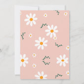 Daisy verjaardagsfeestje Bohmian Wild One 1e verja Kaart (Achterkant)