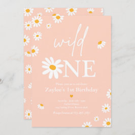 Daisy Verjaardagsfeestje Bohmian Wild One 1e Verja Kaart