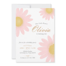 Daisy verjaardagsfeestje boho floral elke leeftijd