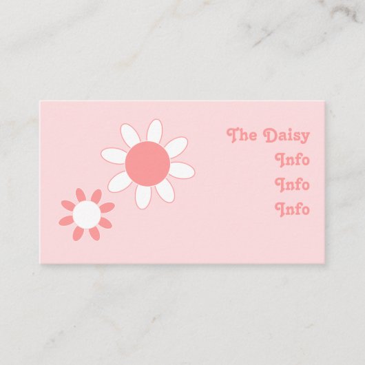 Daisy Visitekaartje (Voorkant)