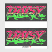 Daisy Vorname Name Graffiti Aufkleber Sticker (Vel)