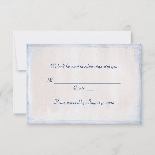 Daisy Vow Renewal RSVP Kaart (Voorkant)