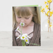 Daisy Vriendschap Kaart (Gele Bloem)