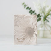 Daisy Vrijgezellenfeest Kaart (Staand voorkant)