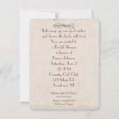 Daisy Vrijgezellenfeest Kaart (Achterkant)